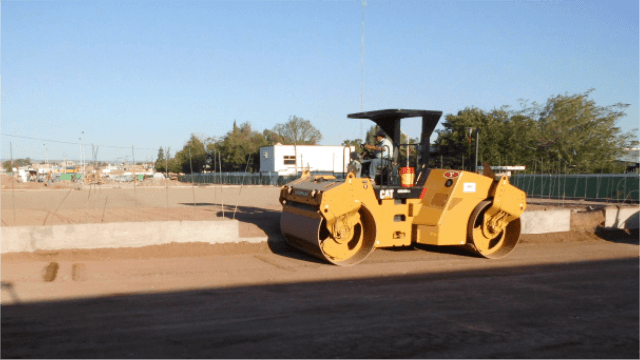 Doble rodillo liso caterpillar CB534D